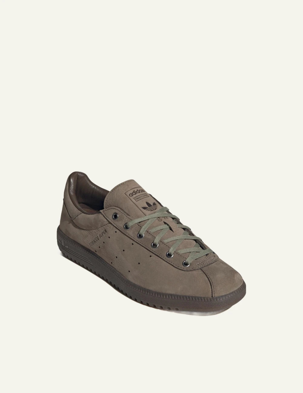 adidas Tobacco Super nubuck sneakers brown angled view