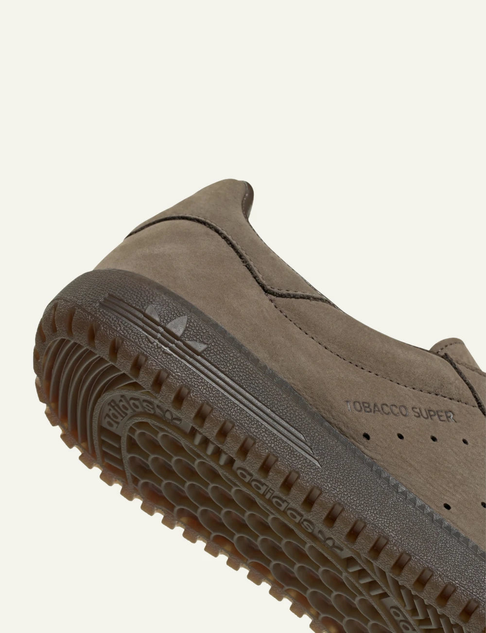 adidas Tobacco Super nubuck sneakers brown back detail view