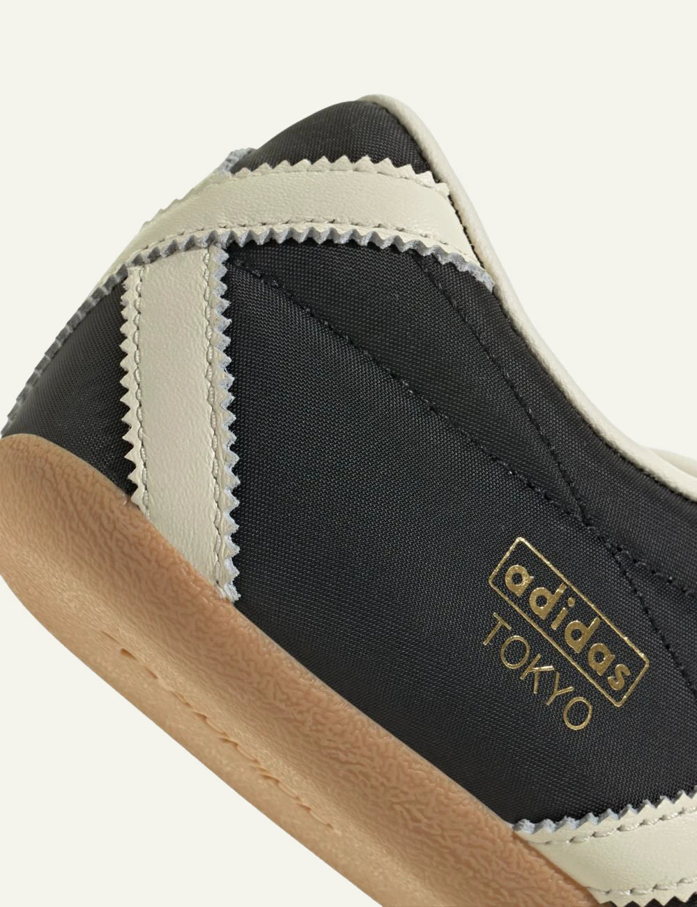 Adidas Originals Tokyo Mary Jane black textile sneakers with elastic straps back detail