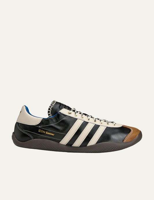 Adidas x Wales Bonner Karintha OG leather sneakers in black and cream