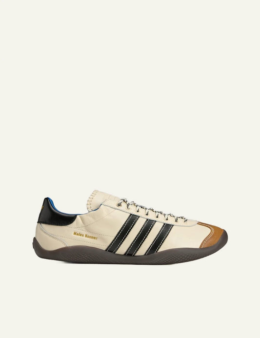 Adidas x Wales Bonner Karintha OG leather sneakers in cream and black