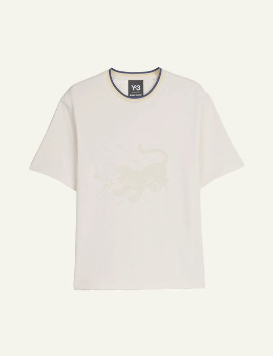 Adidas Y-3 x Wales Bonner chalk white graphic t-shirt