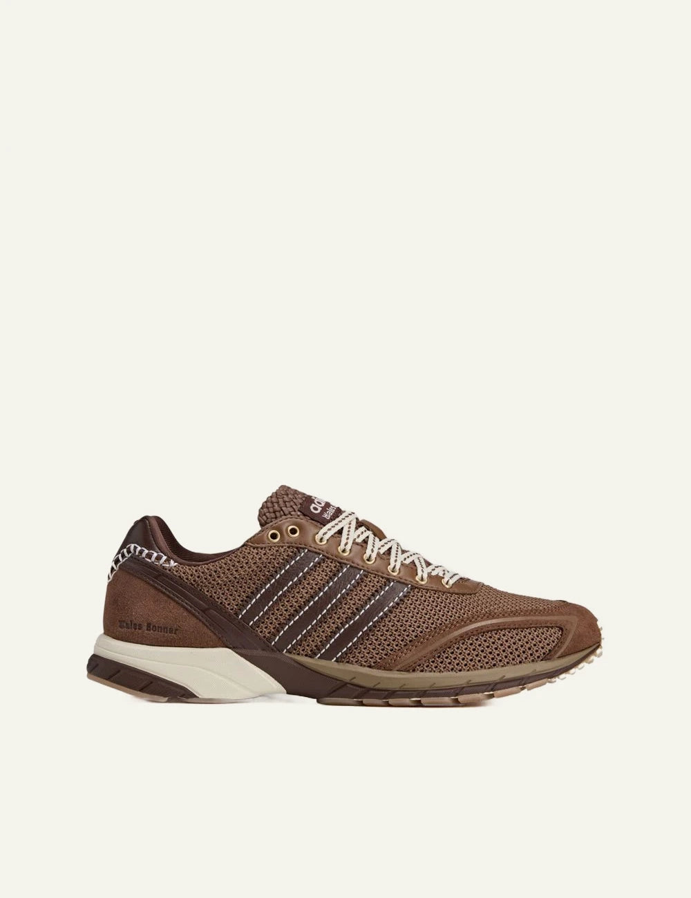 Adidas x Wales Bonner Adizero Adios mesh sneakers in brown