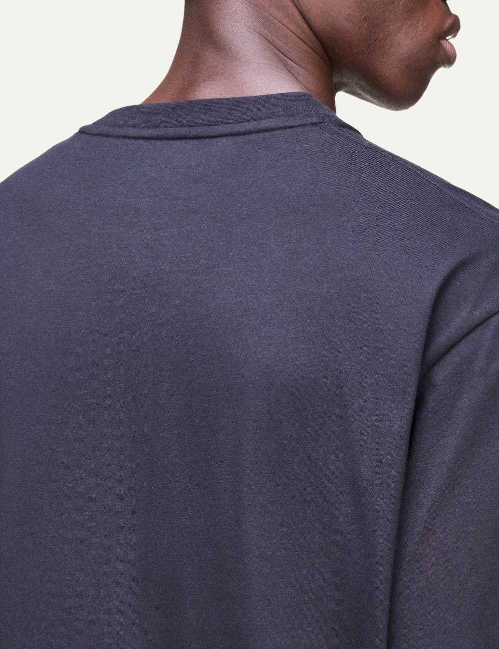 Y-3 black t-shirt back view minimal design