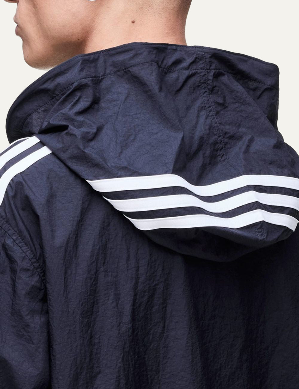Y-3 jacket detail  hood stripes