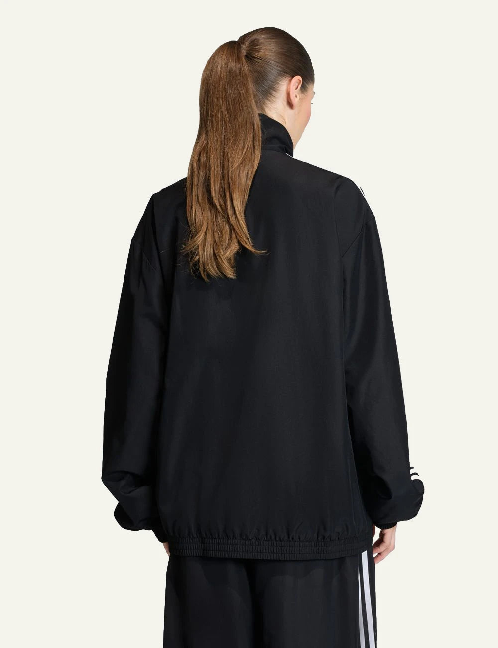 Adidas Originals KD2894 track jacket black white 3 stripes back view