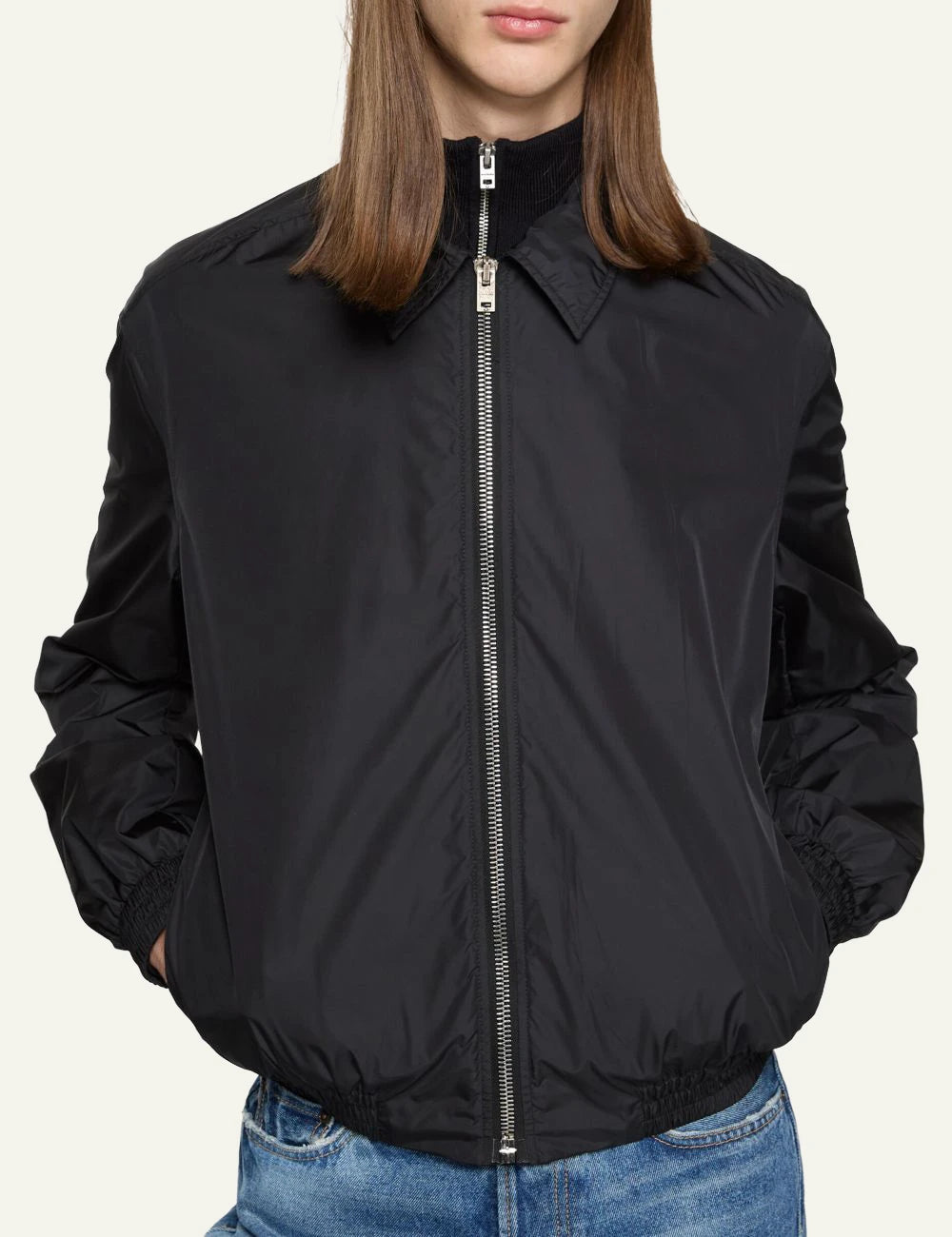 Acne Studios jacket black front look model
