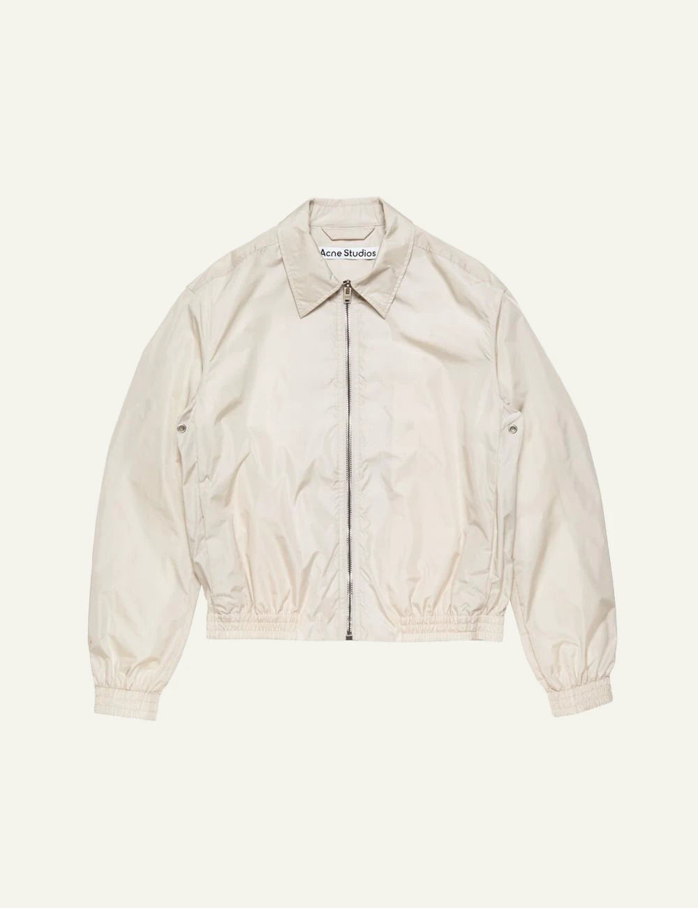 Acne Studios jacket light taupe front look