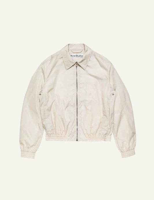 Acne Studios jacket light taupe front look