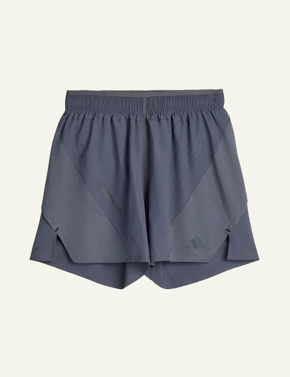 Adidas running shorts se onyx grey me lightweight athletic front view logo detail