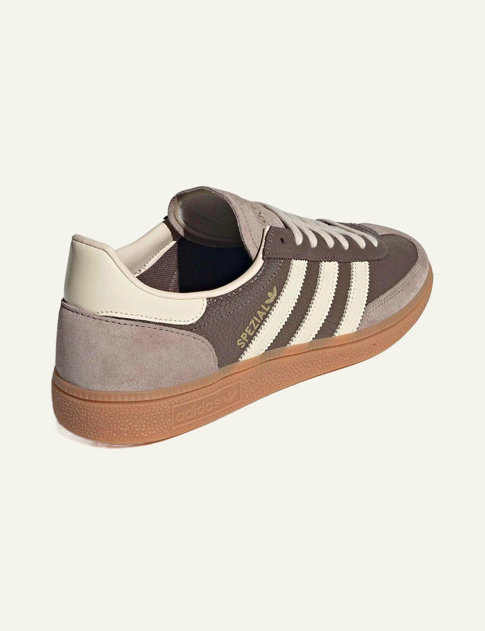 Men's adidas Originals Handball Spezial suede sneakers in brown back
