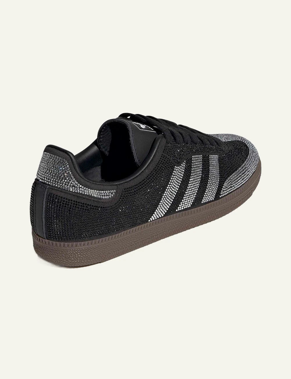 adidas Samba OG sneaker black back view crystals
