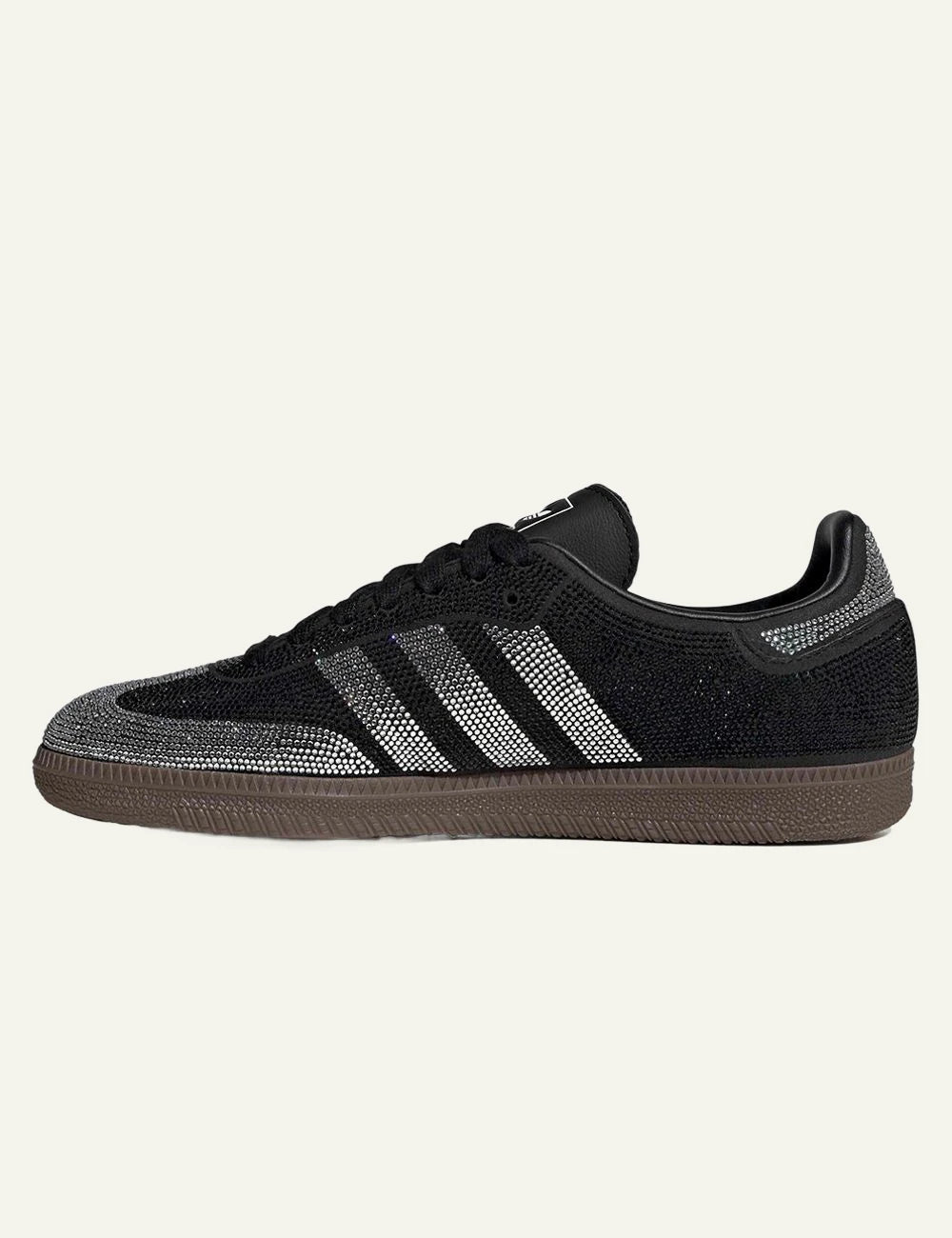 adidas Samba OG sneaker black lateral side crystals