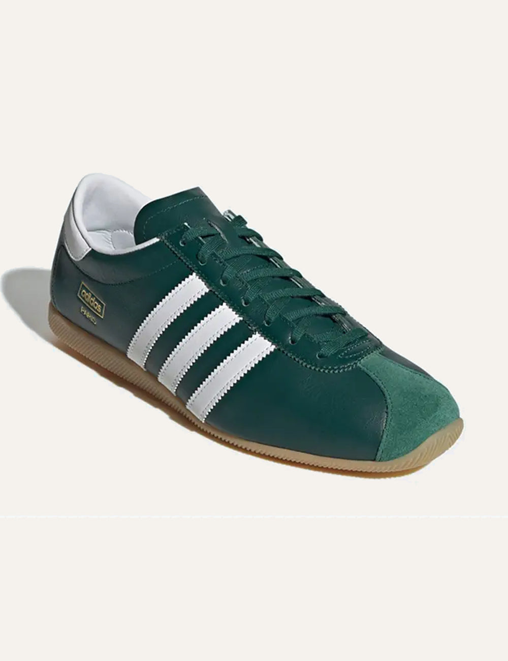 Adidas Paris Sneakers Green front angle view