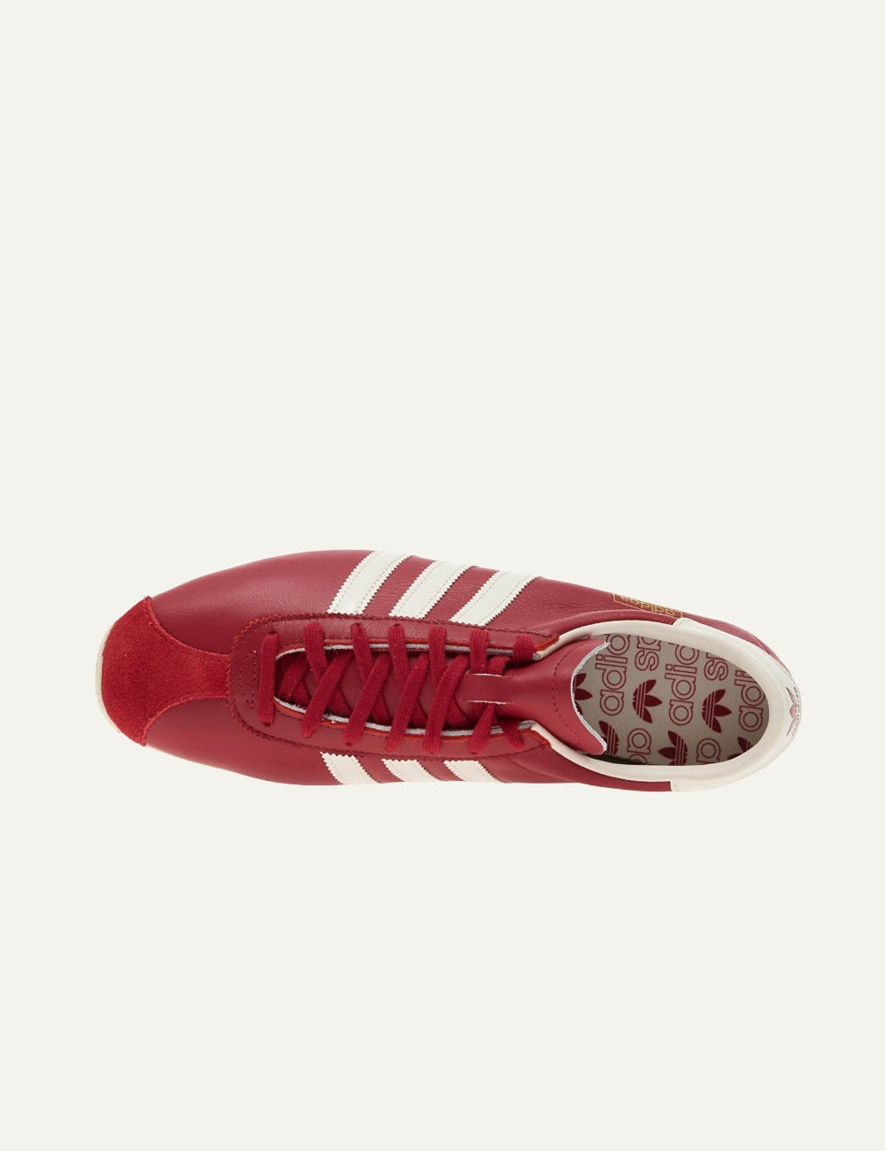 adidas Paris red sneakers άνω όψη lace closure