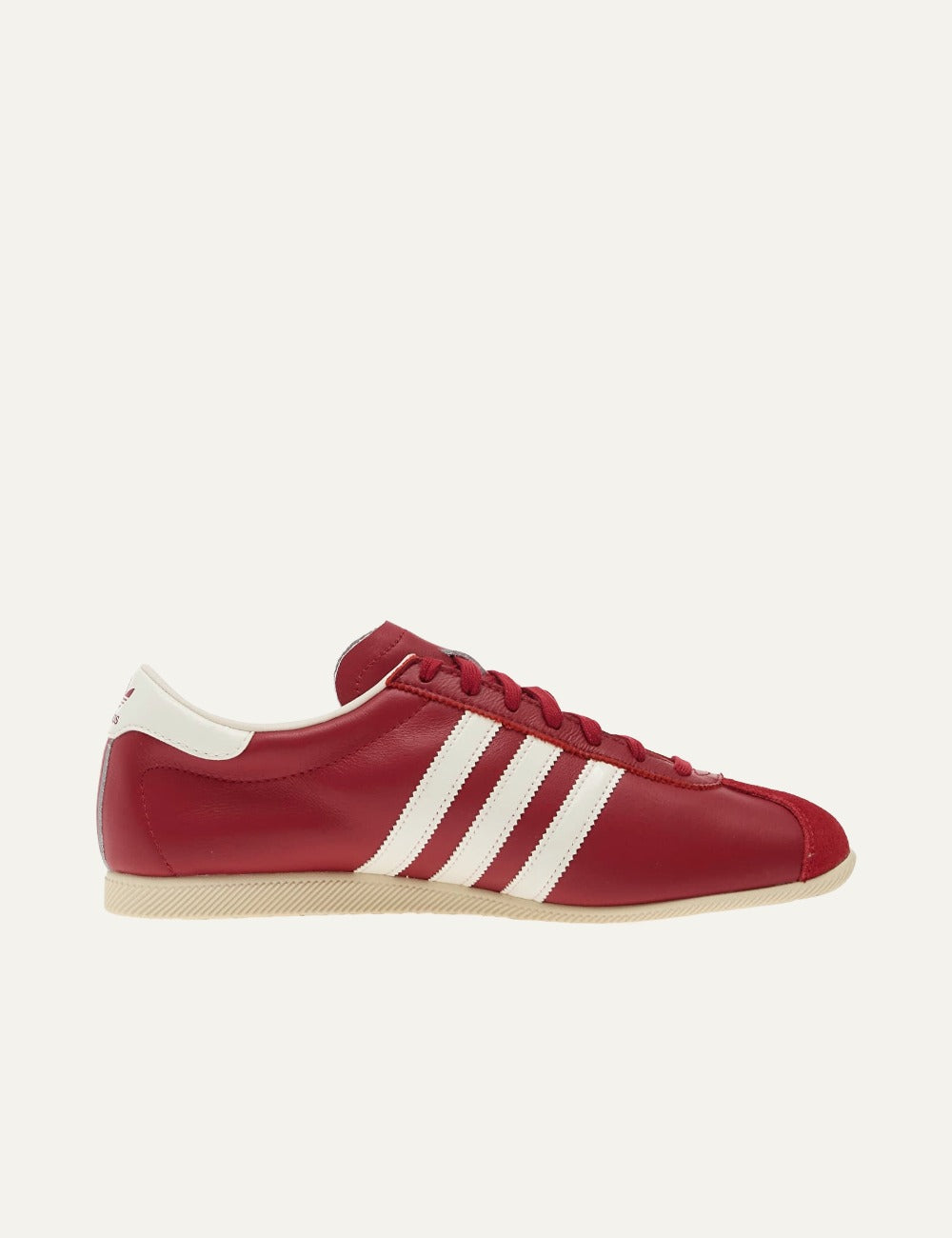 adidas Paris red sneakers πλαϊνή όψη retro leather design