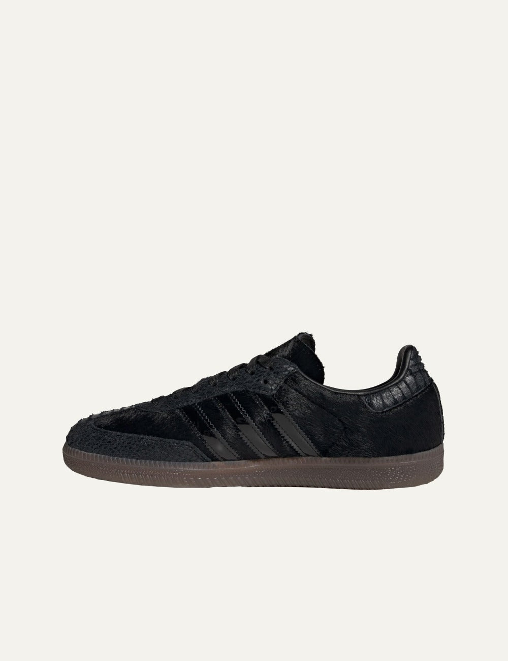 adidas Samba OG black pony hair sneakers opposite side