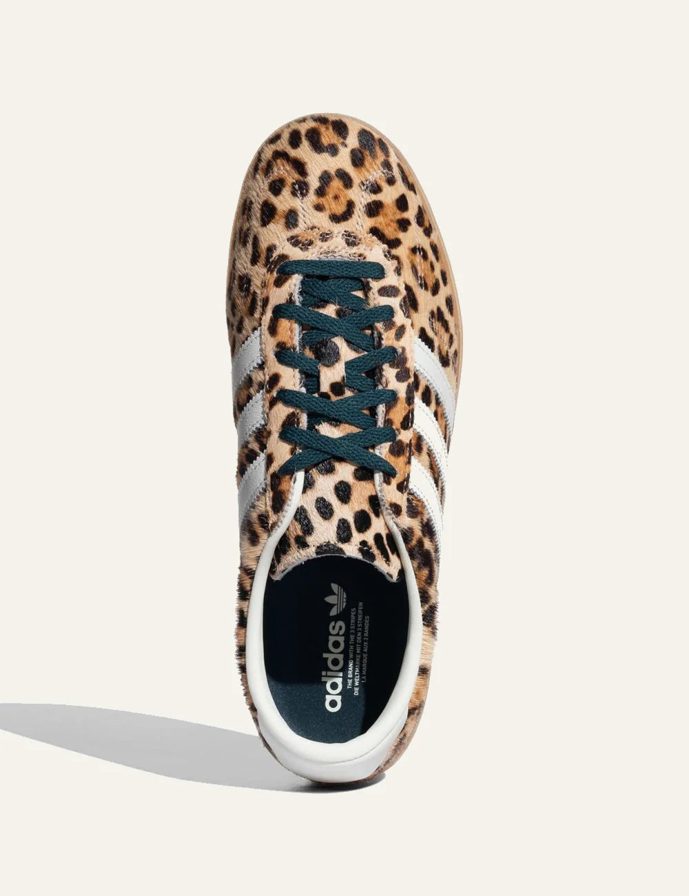 adidas Gazelle Lo Pro women sneaker leopard print top view