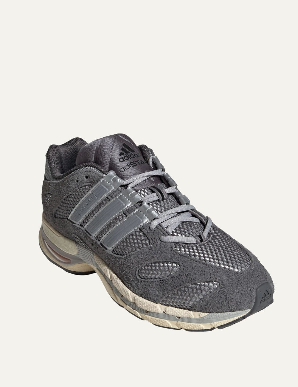 Adidas Adistar MLD grey sneakers angled view