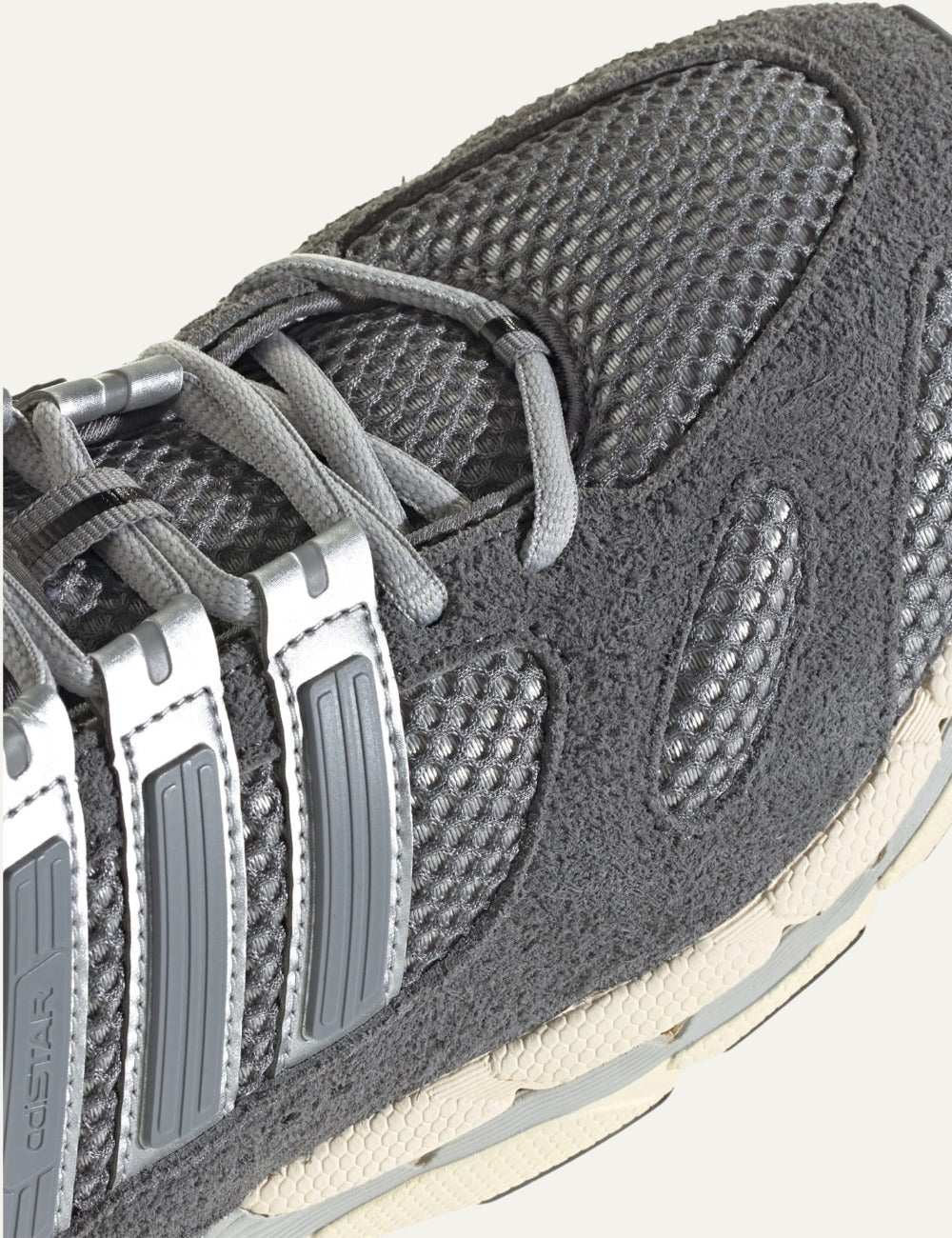 Adidas Adistar MLD grey sneakers angled view
