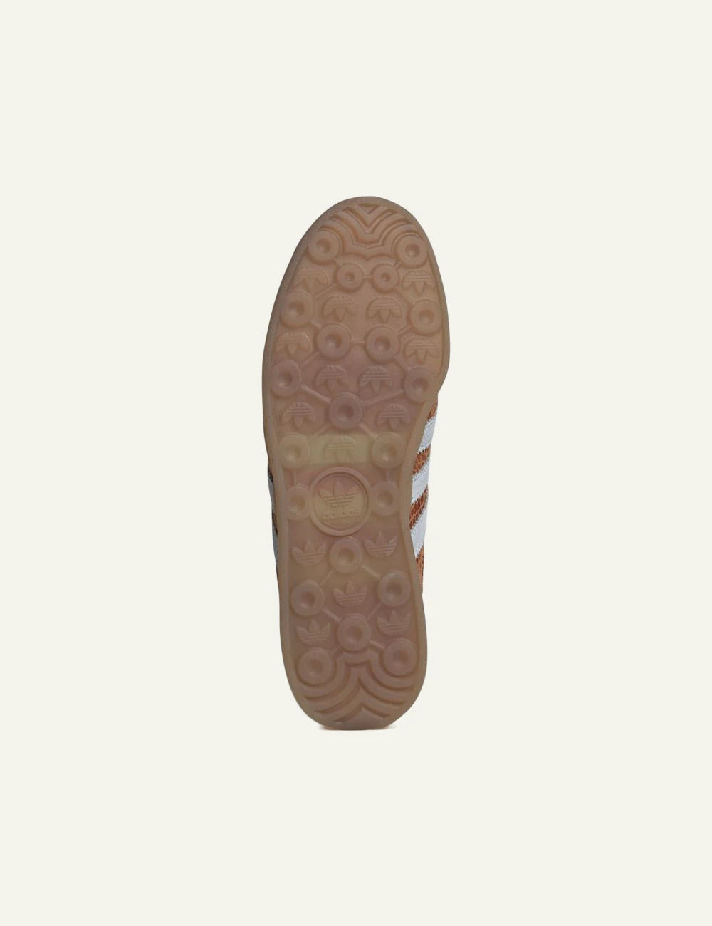 Adidas Gazelle Lo Pro sneakers brown textured leather sole view