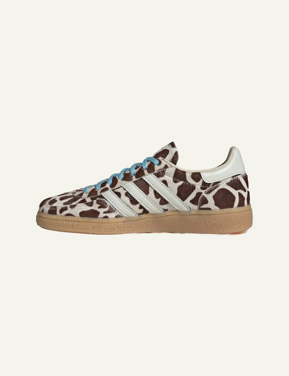 Adidas Handball Spezial W pony hair sneakers back profile view
