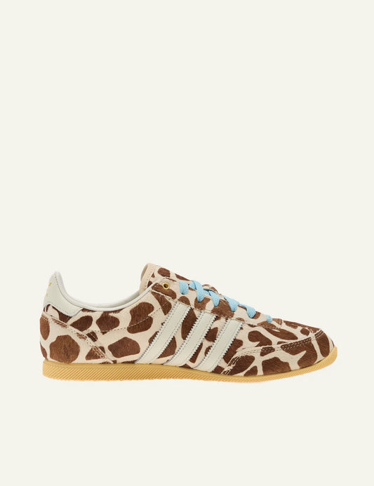 Adidas Japan W pony hair animal print sneakers me galazia laces side view