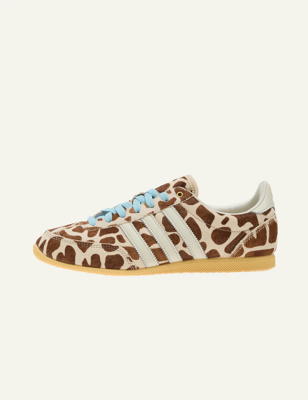 Adidas Japan W pony hair animal print sneakers me galazia laces profile view