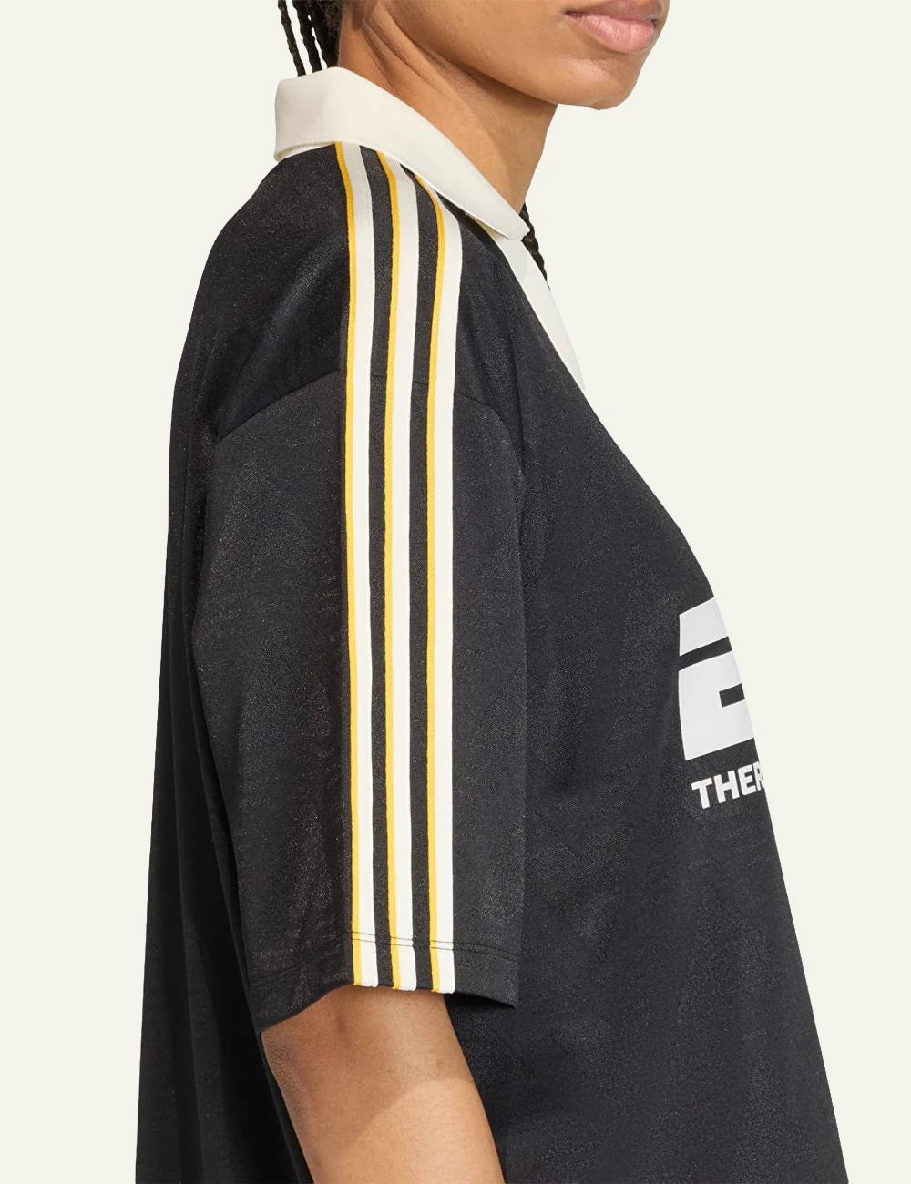 Adidas Originals football jersey black side view