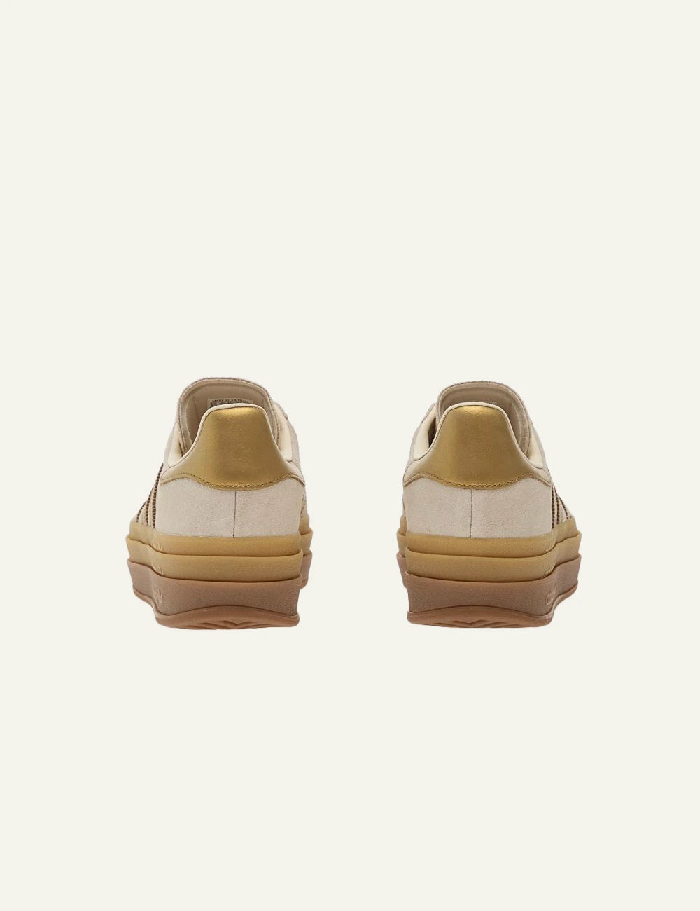 Adidas Originals Gazelle Bold W beige back heel detail