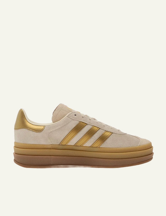 Adidas Originals Gazelle Bold W beige side profile