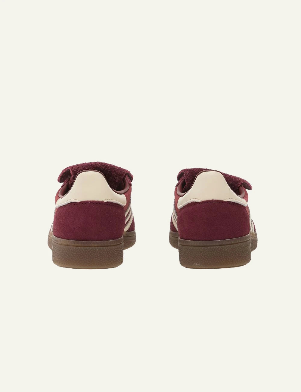 Adidas Originals Handball Spezial LT shadow red suede gum sole back view