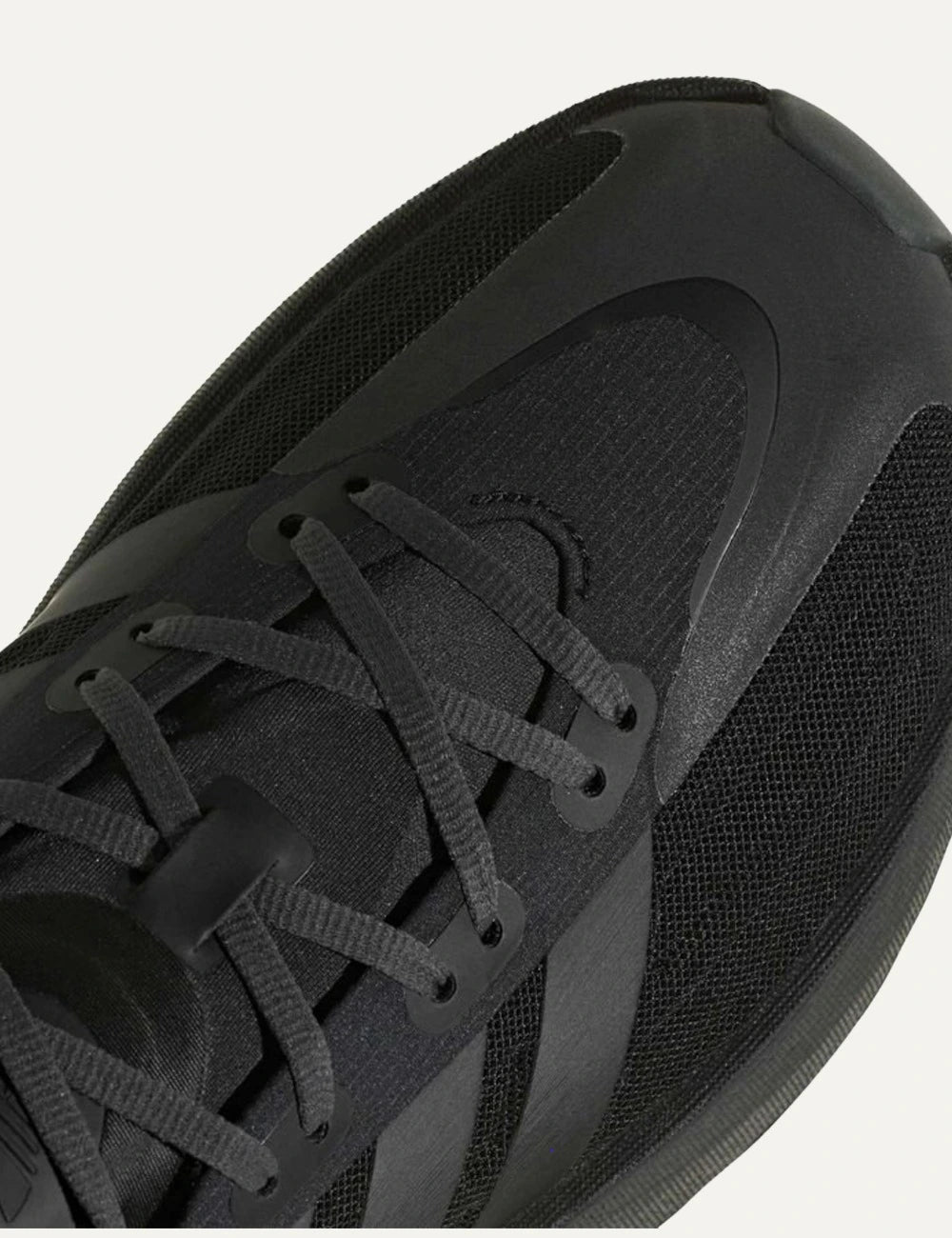 adidas Originals Hyperboost EPHR LT black sneakers with Hyperboost cushioning toe view