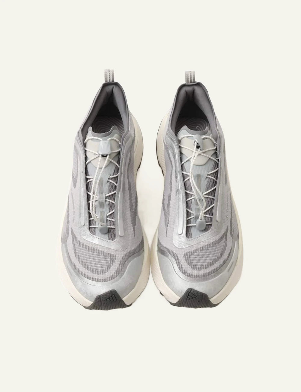 Men's adidas Originals Holo Peak sneakers in grey, off white and black top