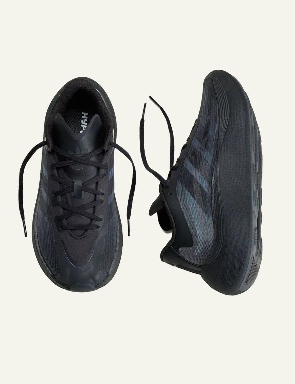 Men's adidas Originals Hyperboost EPHR LT sneakers in black and dark grey top