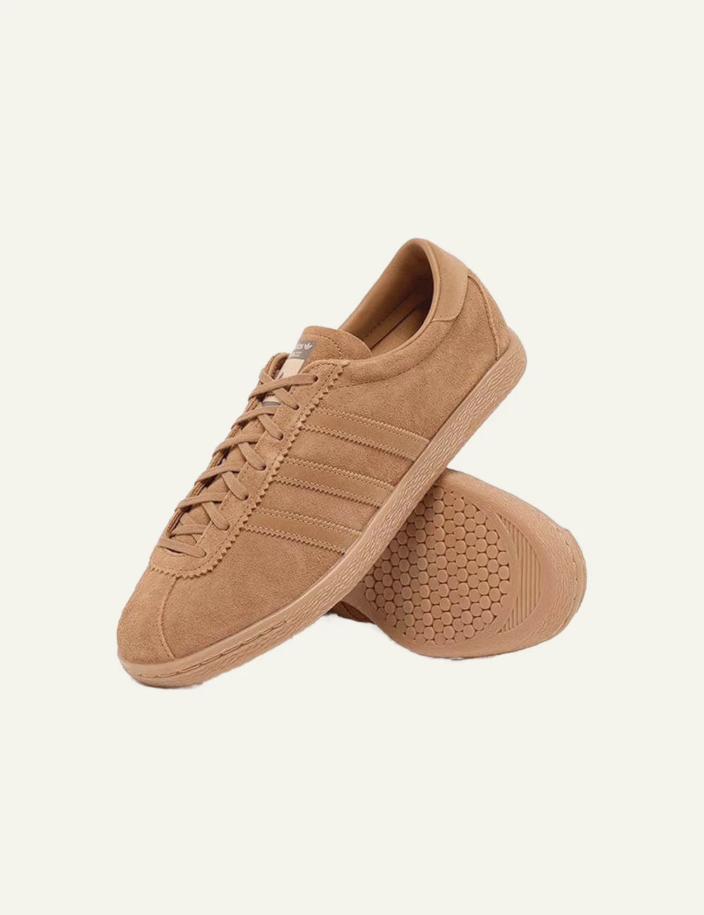 Adidas Originals Tobacco brown suede sneakers profile