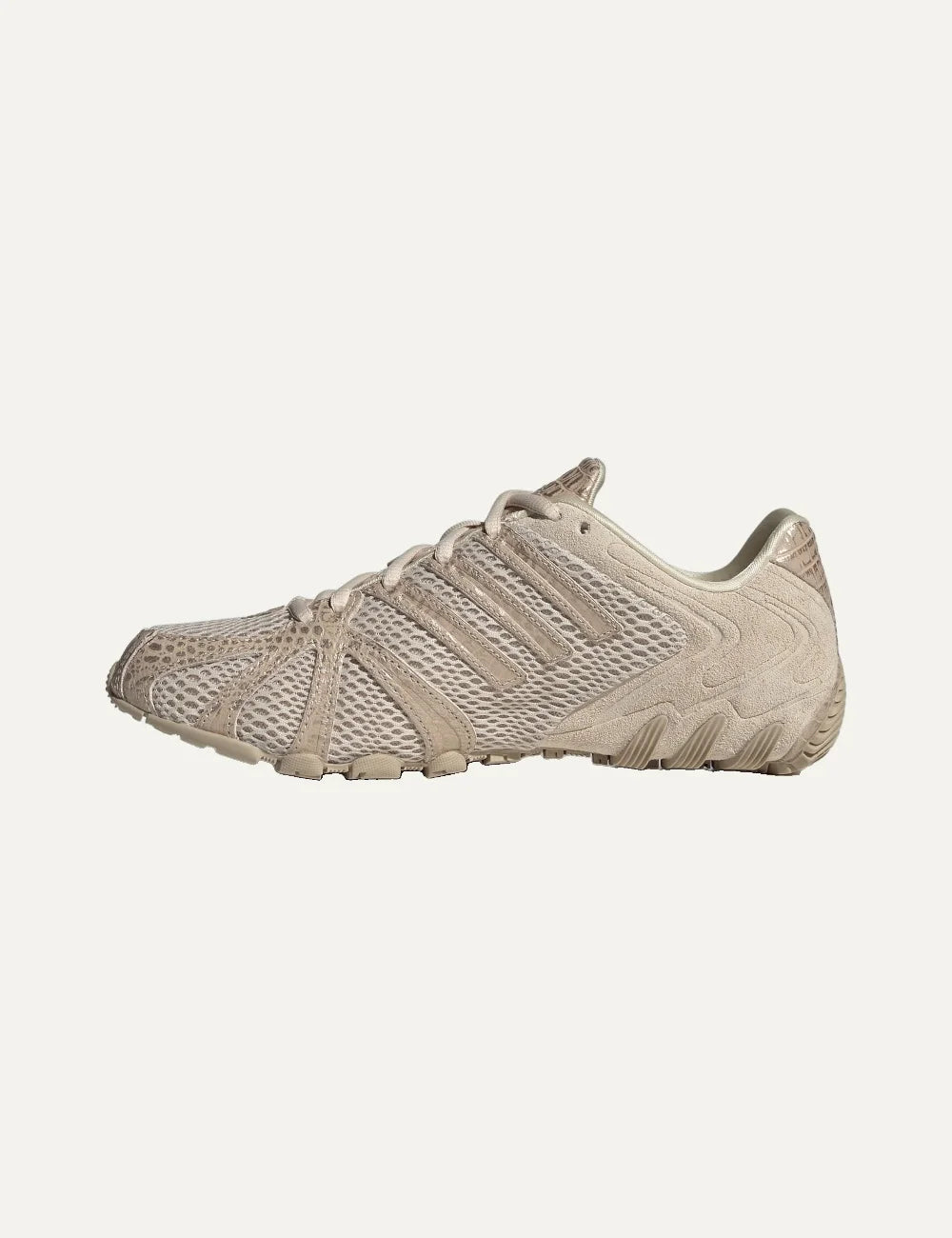 adidas Originals women Ghost Sprint Crystal Linen mesh sneakers with metallic details and textured sole profile