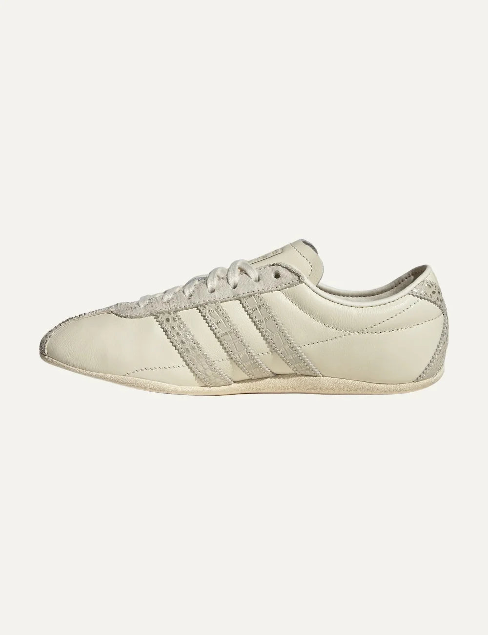 adidas Originals women Tokyo Cream White leather sneakers with metallic gold details profile