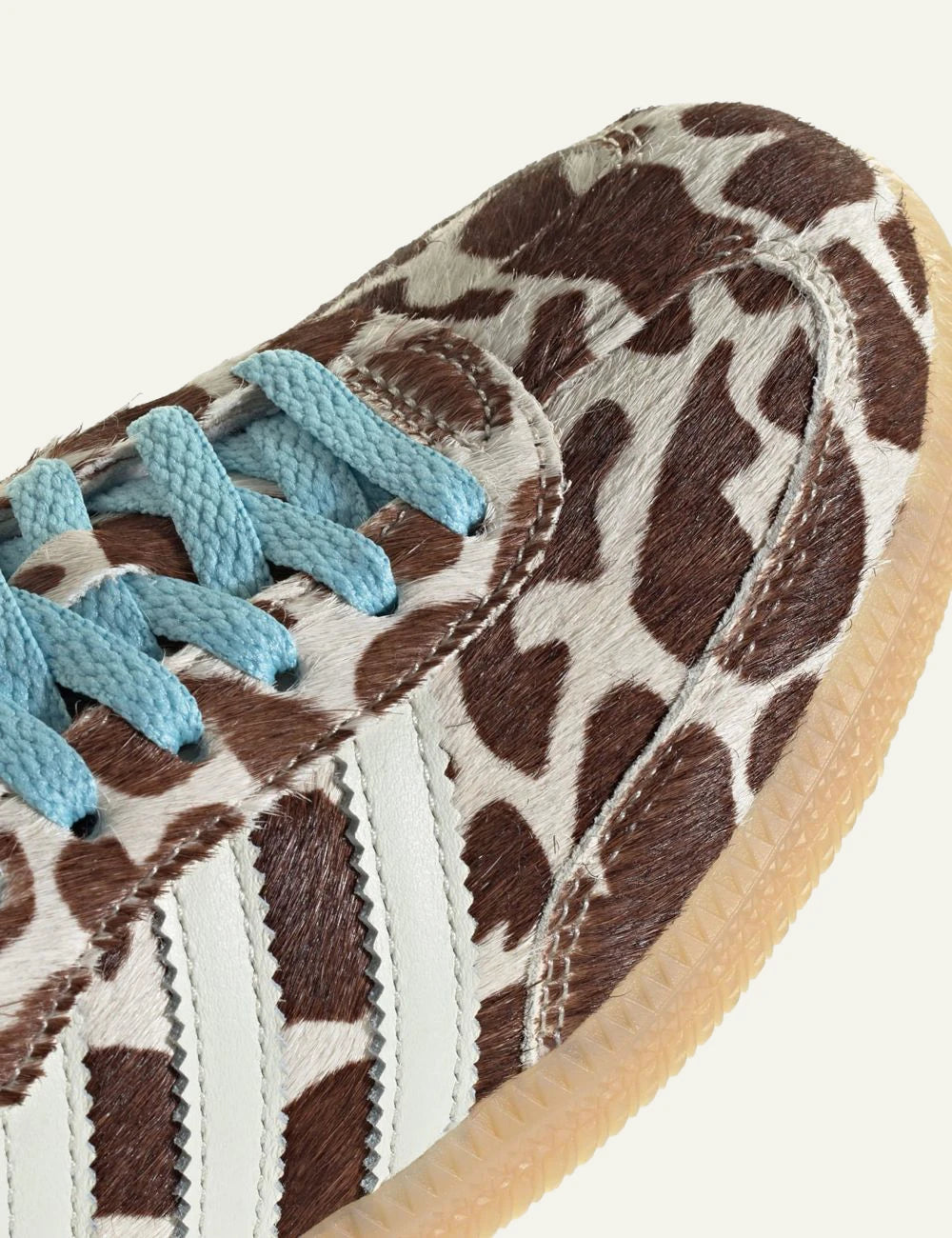 Adidas Samba OG leopard print sneakers full front