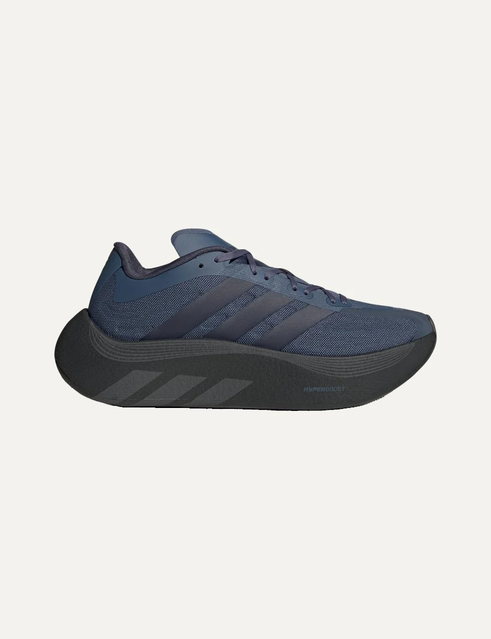 adidas women HYPERBOOST Ephr LT sneakers in Preloved Ink, Legend Ink and Carbon with textile upper and chunky HYPERBOOST sole