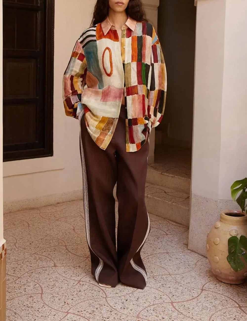 Alemais γυναικείο statement shirt Marjorelle full look styling