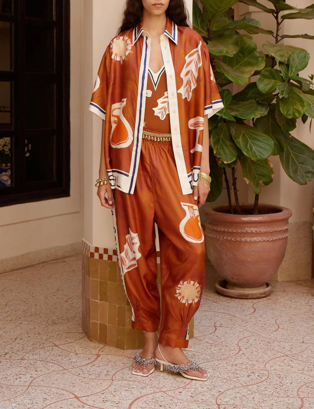 Alemais Soleil d’Amour shirt full look styling