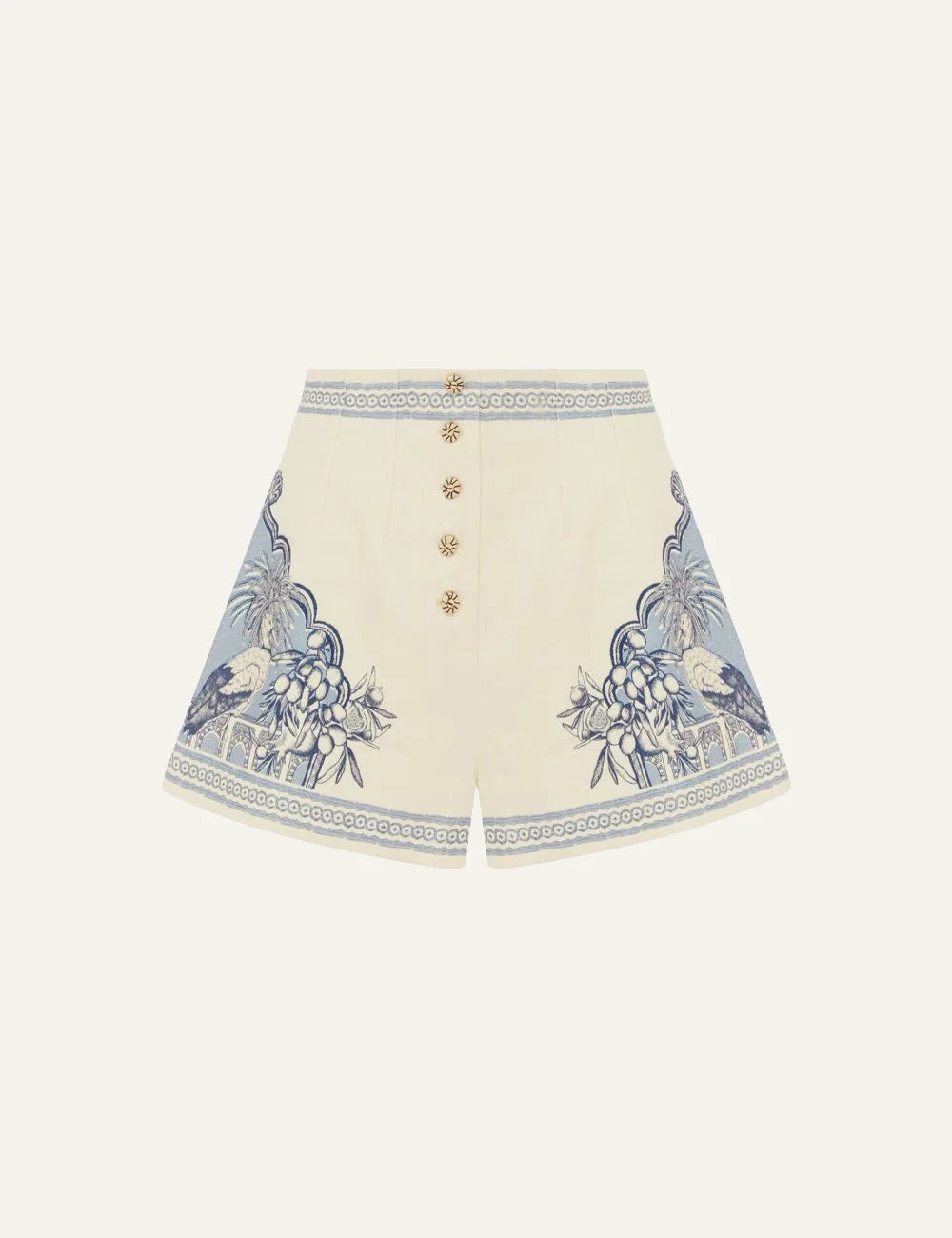 Alemais Villa Romantica corset short flat lay