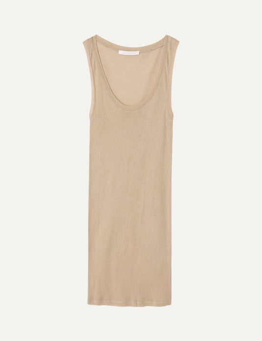 American Vintage women's beige Supima cotton tank top