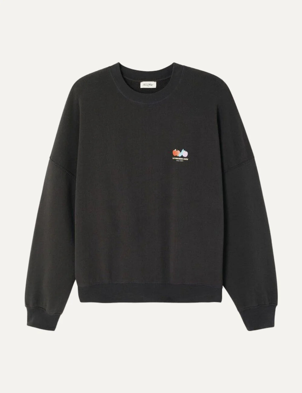 American Vintage women's black oversized sweatshirt