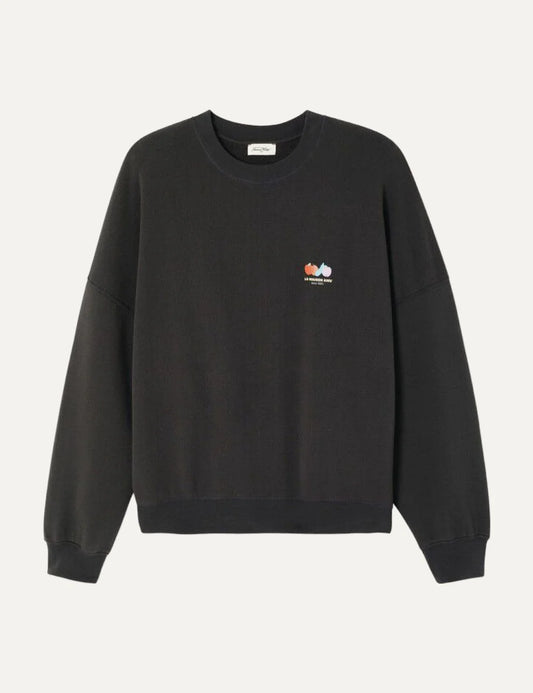 American Vintage women's black oversized sweatshirt