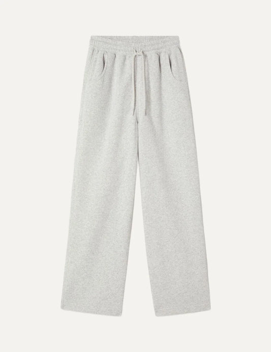 American Vintage women's grey melange straight leg sweatpants