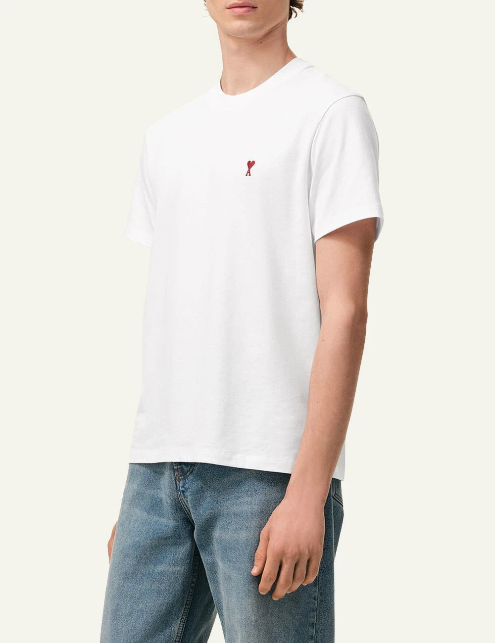 Ami Paris ADC t-shirt white front view