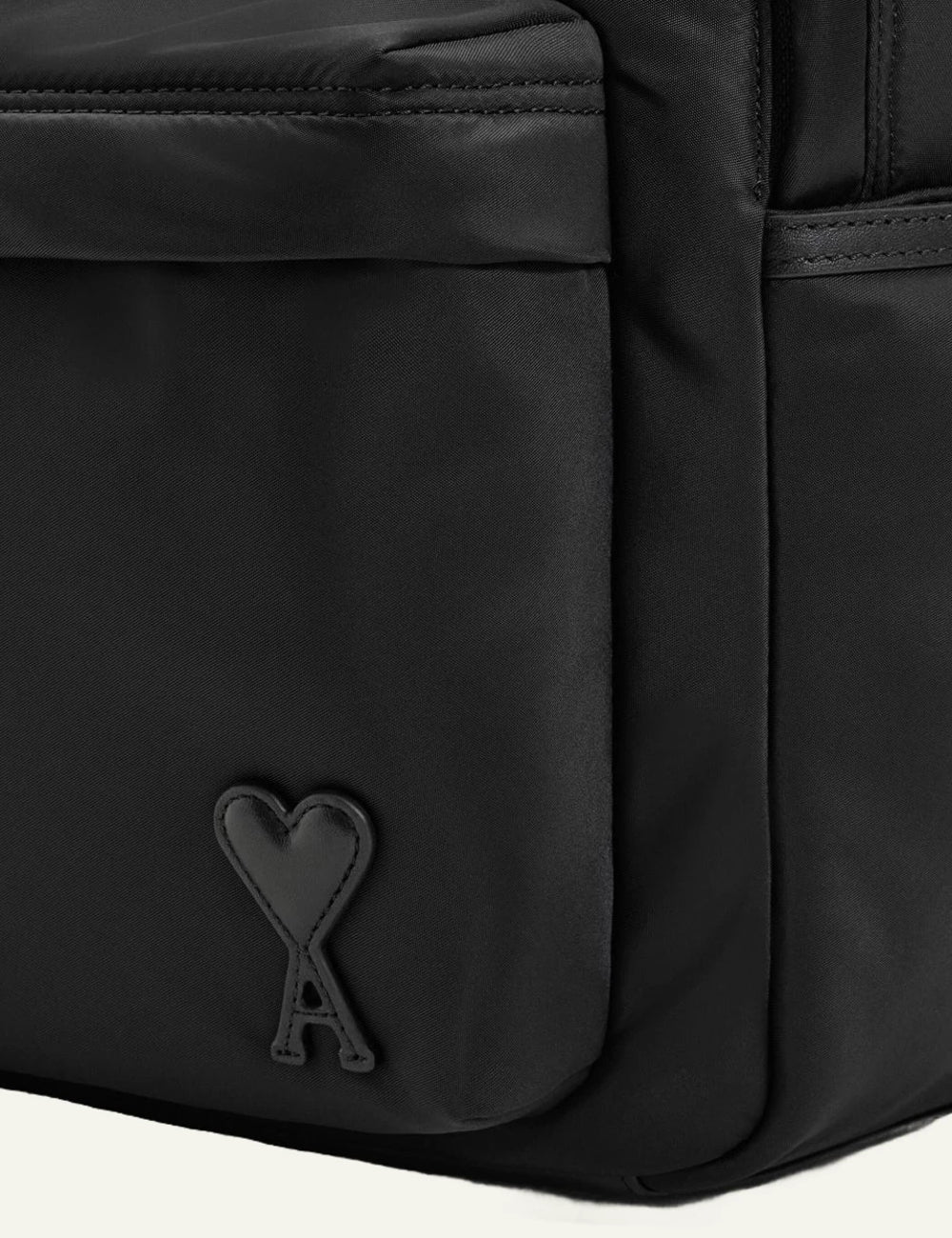 Ami Paris backpack black logo detail