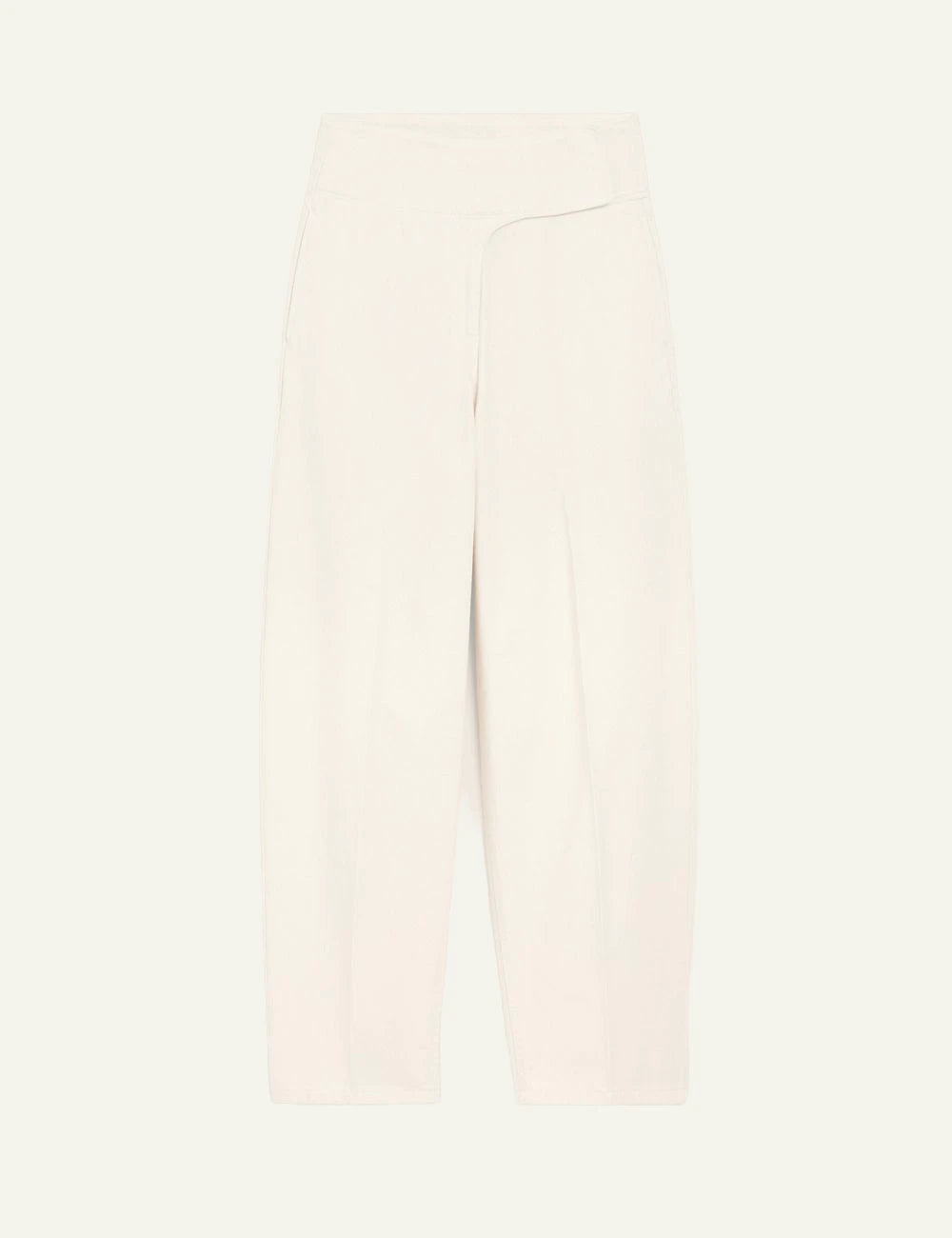 Ami Paris balloon fit jeans ecru flat front